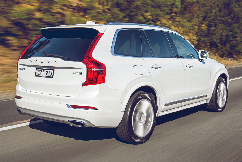 The 2016 model Volvo XC90. The 2016 model Volvo XC90.